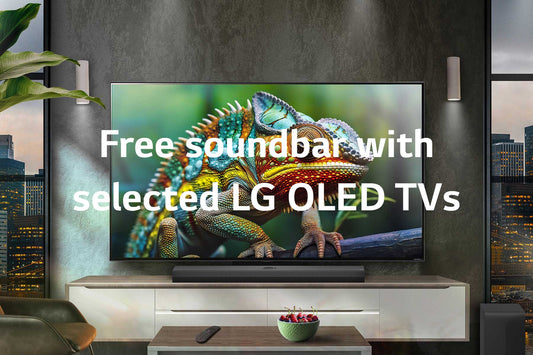 Free Soundbar With Selected LG OLED TVs