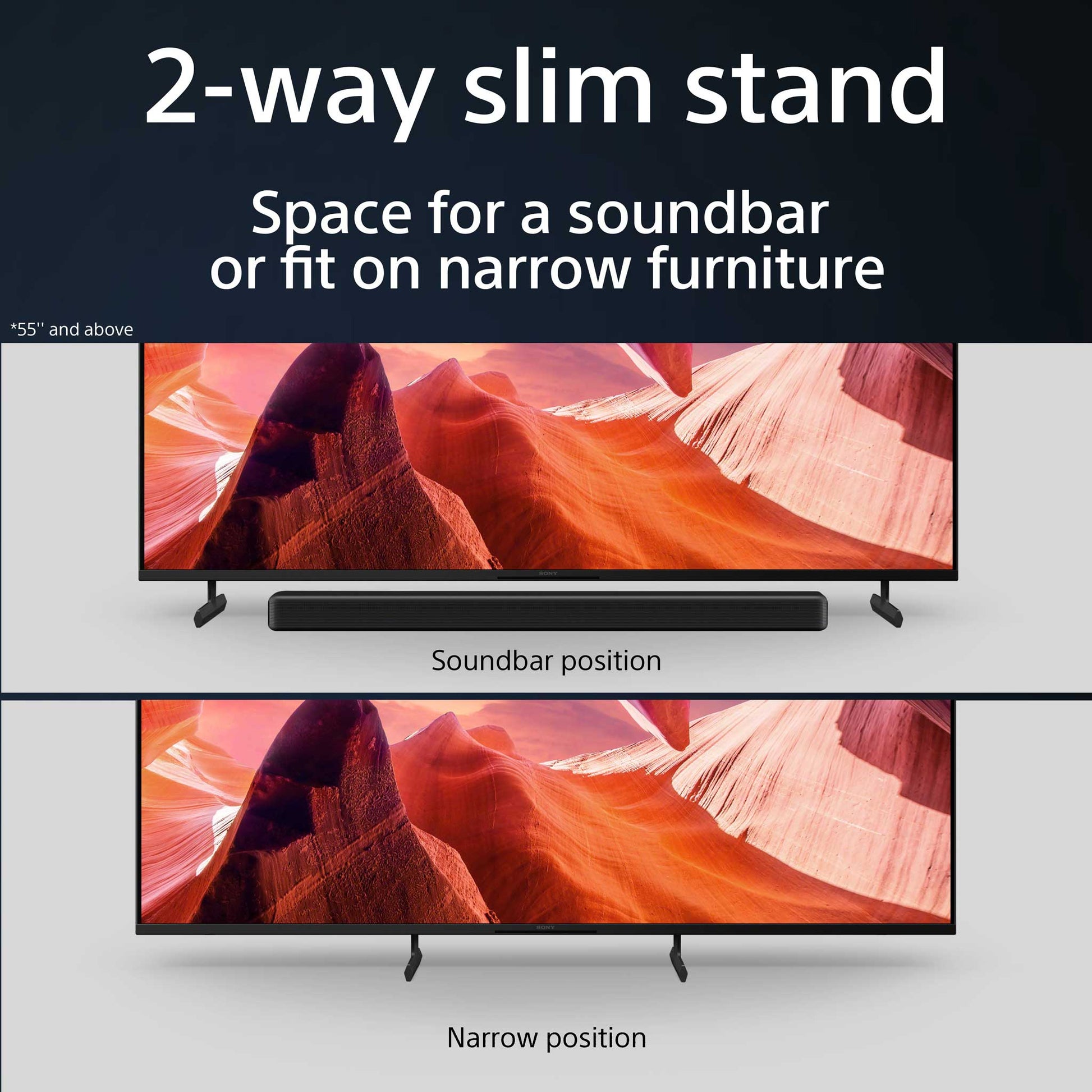 Sony BRAVIA KD85X80L 2-way Stand