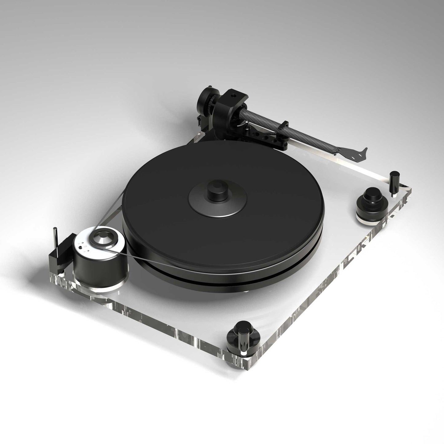 Pro-ject 6 PerspeX Balanced Superpack Turntable Top View