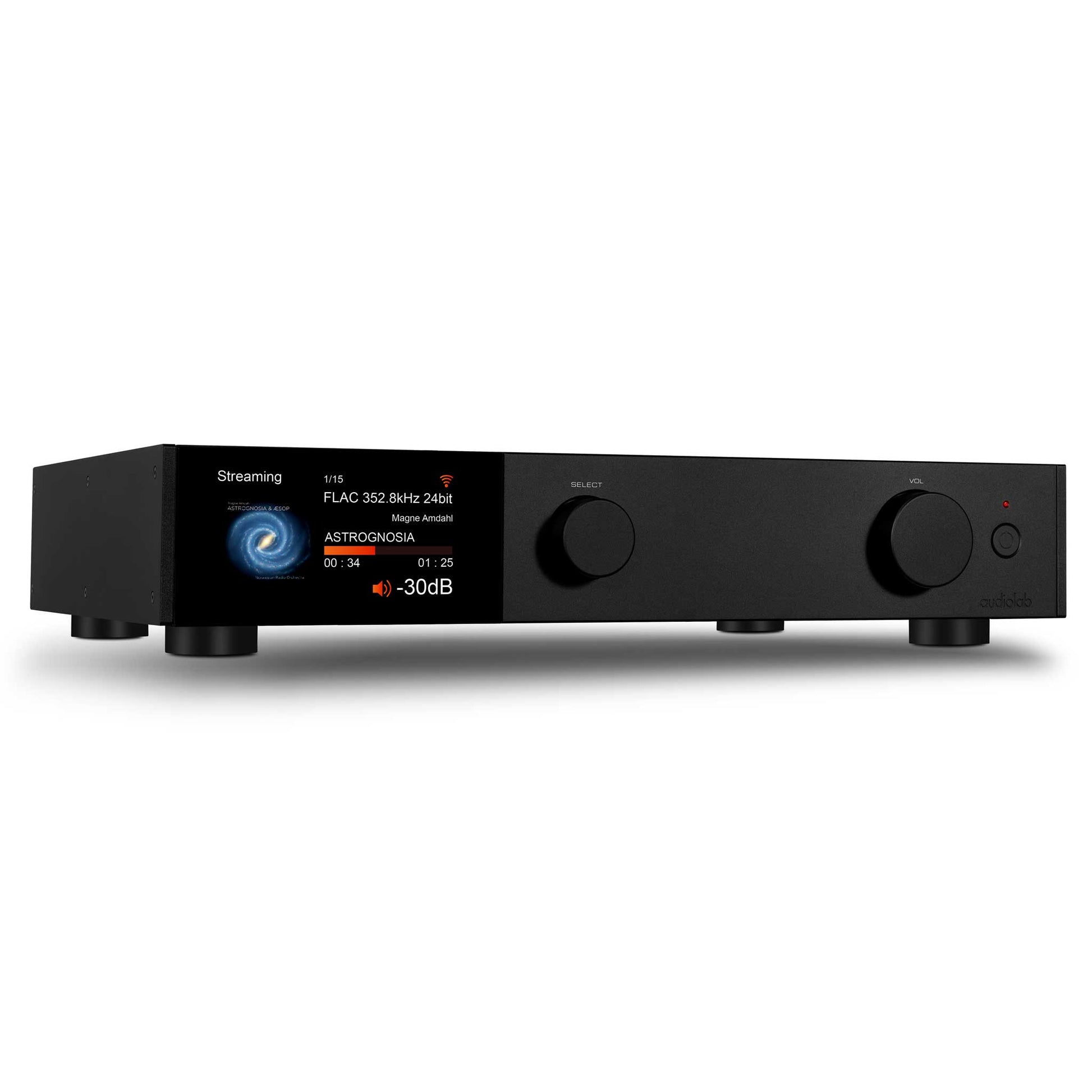 Audiolab 9000N Black Angled View