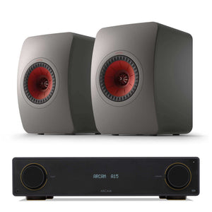 Arcam A15 with KEF LS50 Meta Titanium Grey