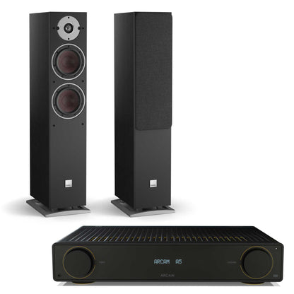 Arcam A5 with Dali Oberon 5 Black Ash