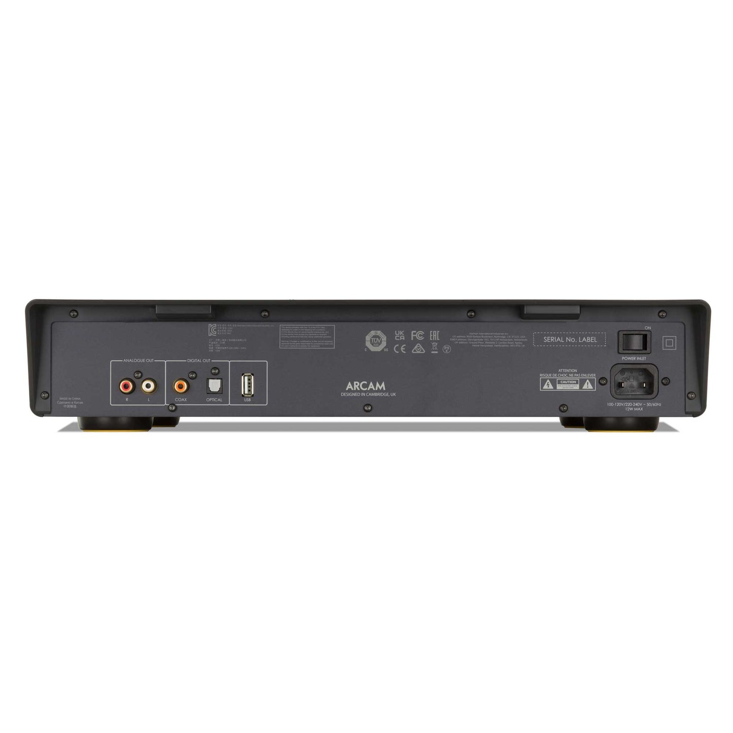 Arcam CD5 Rear View