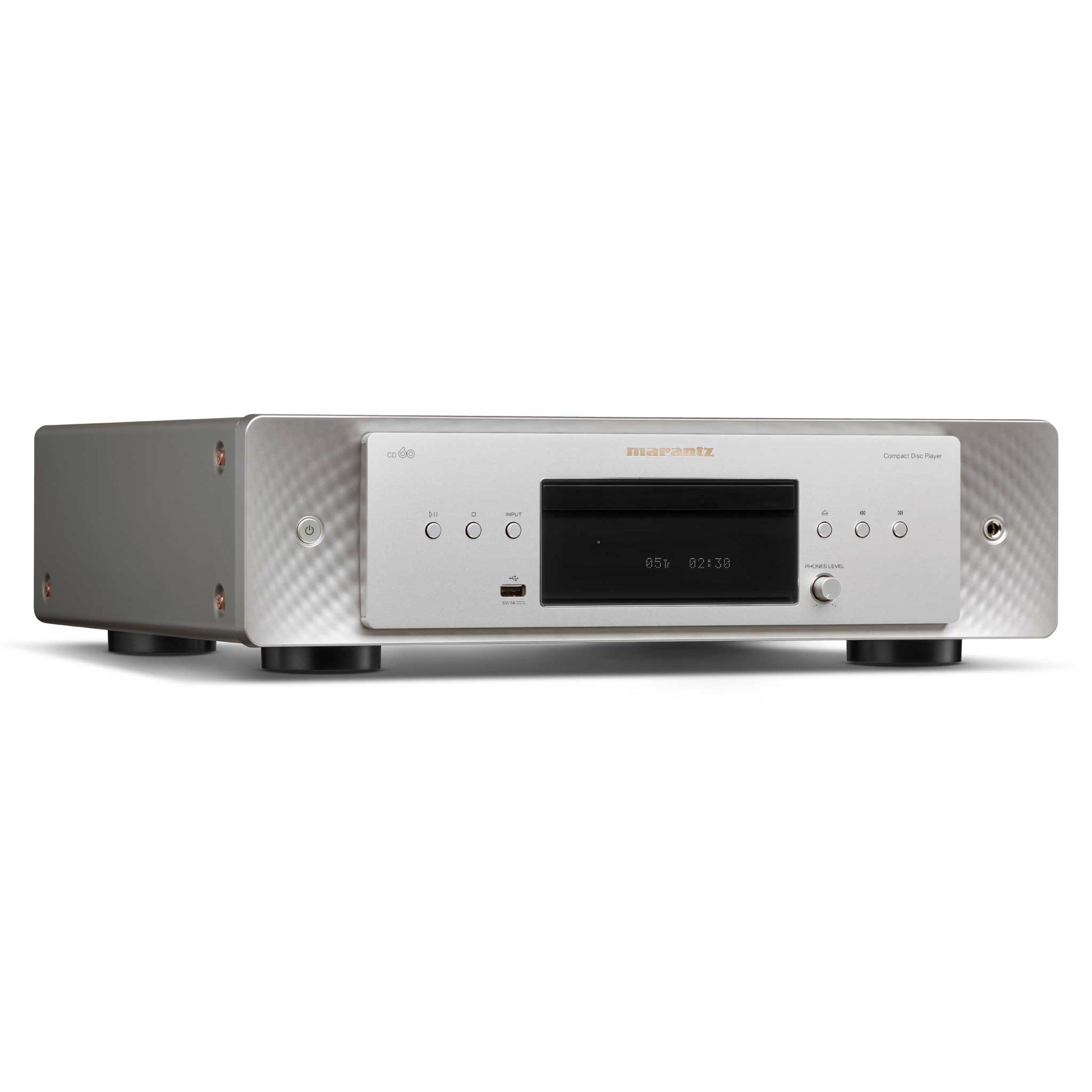 Marantz CD60 Silver Angle