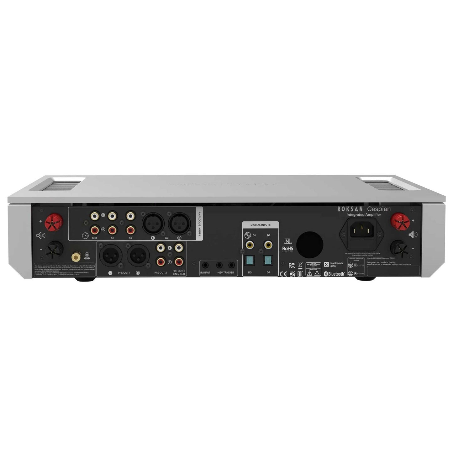 Roksan Caspian 4G Integrated Amplifier Rear View