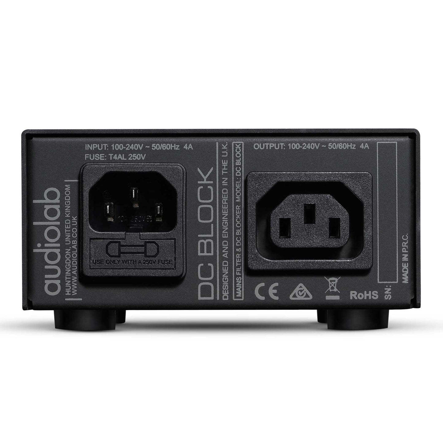 Audiolab DC Block Rear