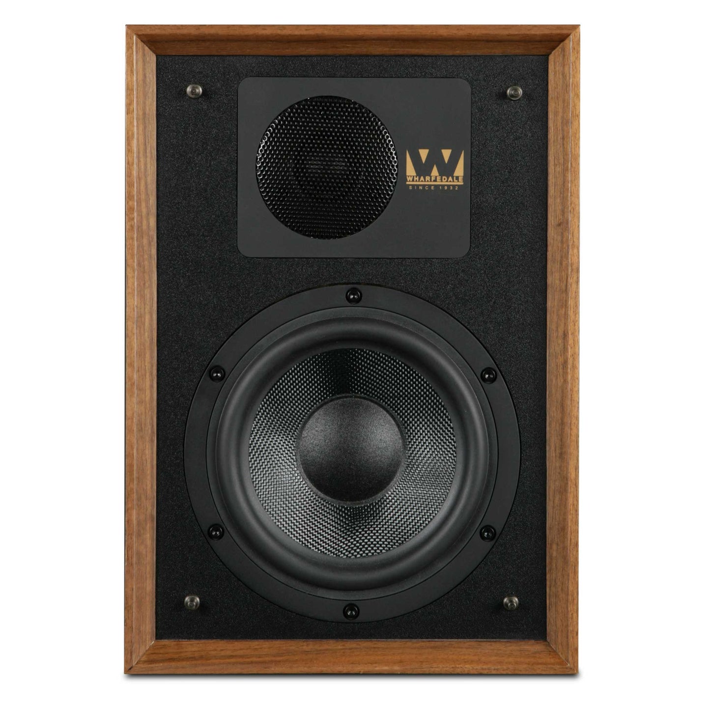 Wharfedale Denton 85 Walnut Front Grille Off