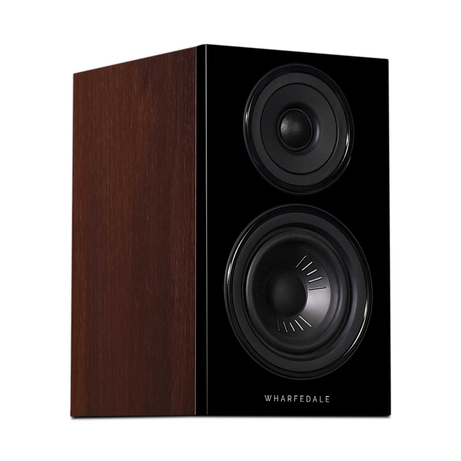 Wharfedale Diamond 12.0 Walnut Angled View