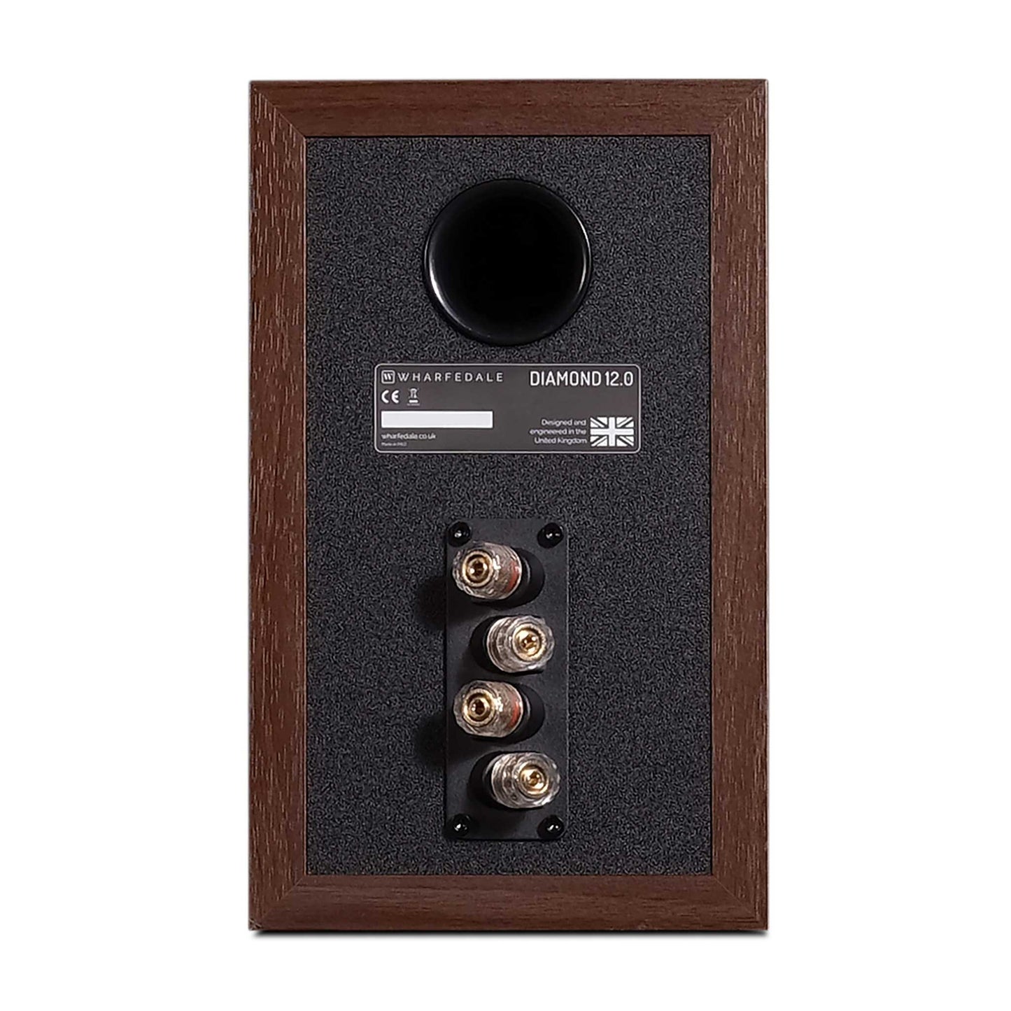 Wharfedale Diamond 12.0 Walnut Rear View