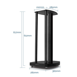 Wharfedale Evo 4.1 Speaker Stand Dimensions