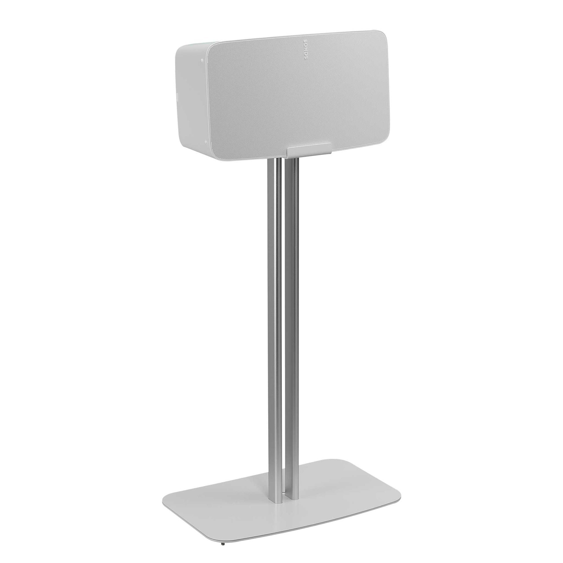 Sonos Five Premium Floor Stand White Angle