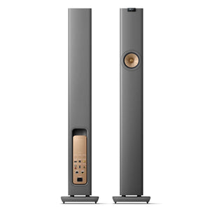 KEF LS60 Wireless Titanium Grey View