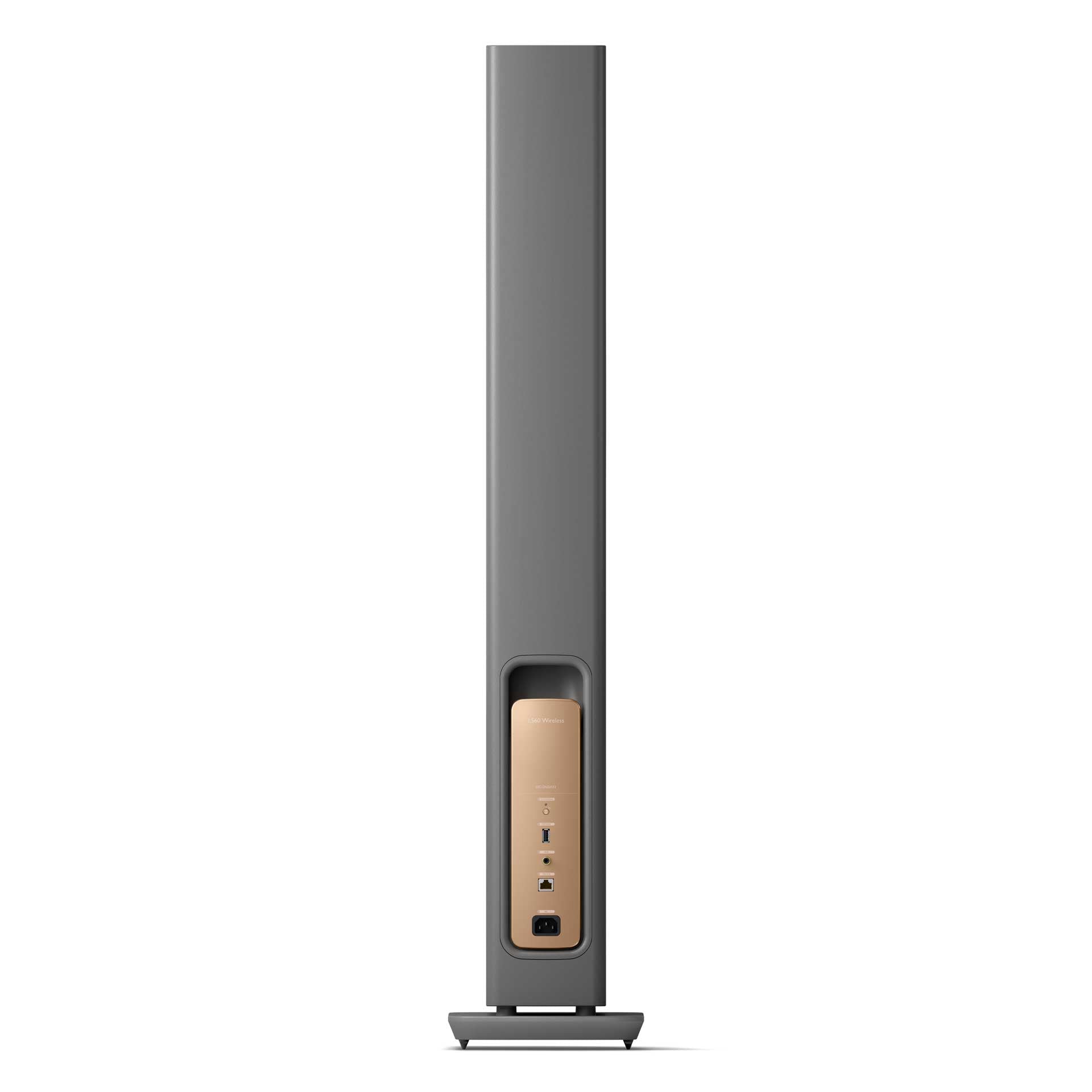 KEF LS60 Wireless Titanium Grey Rear