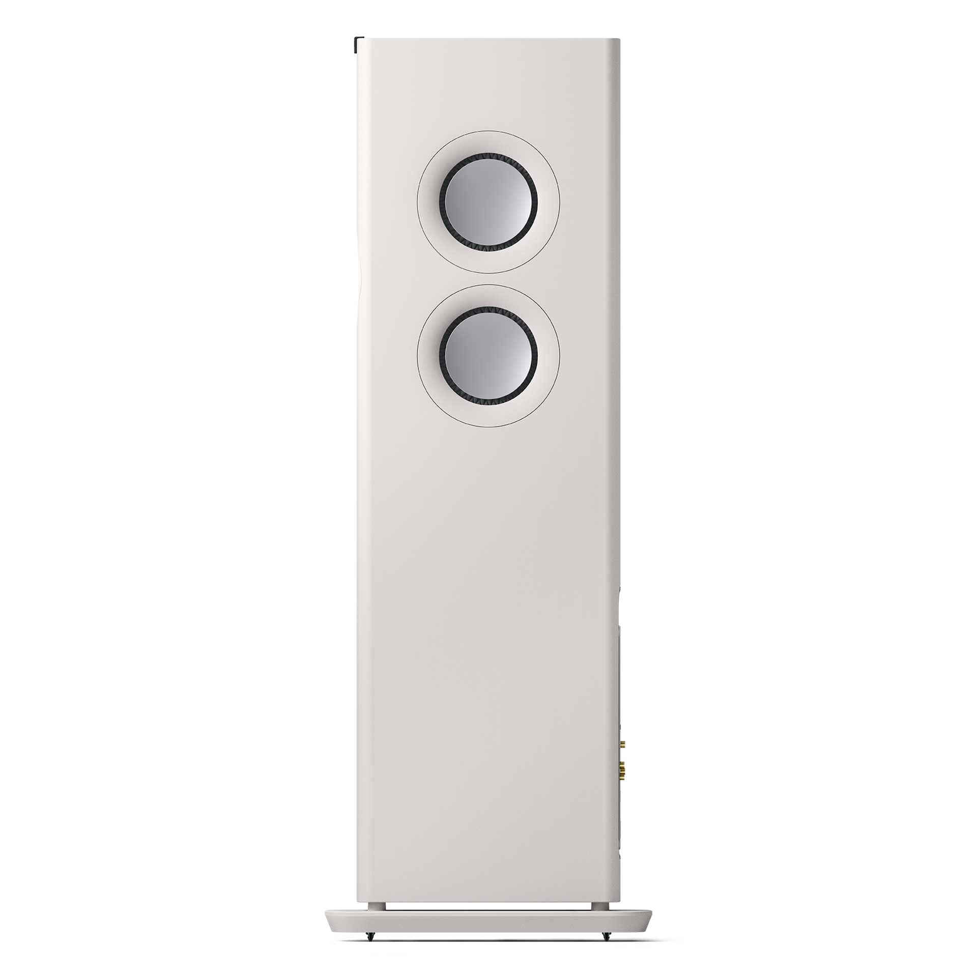 KEF LS60 Wireless Mineral White Side