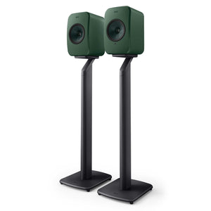 KEF LSX II LT Sage Green with Optional S1 Stands