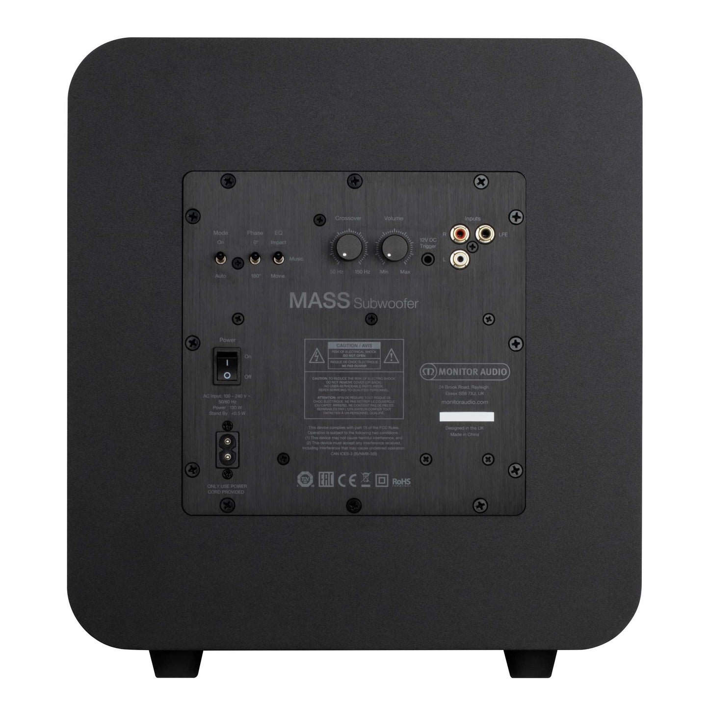 Monitor Audio MASS 5.1 Gen 2 Rear