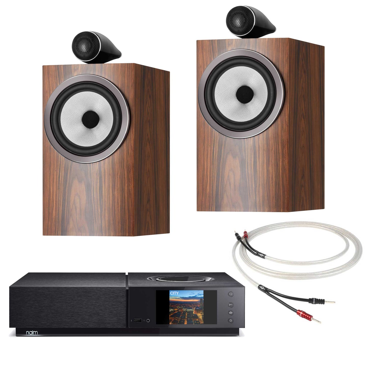 Naim Uniti Nova With Bowers & Wilkins 705 S3 Mocha