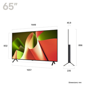 LG OLED65B46LA Dimensions