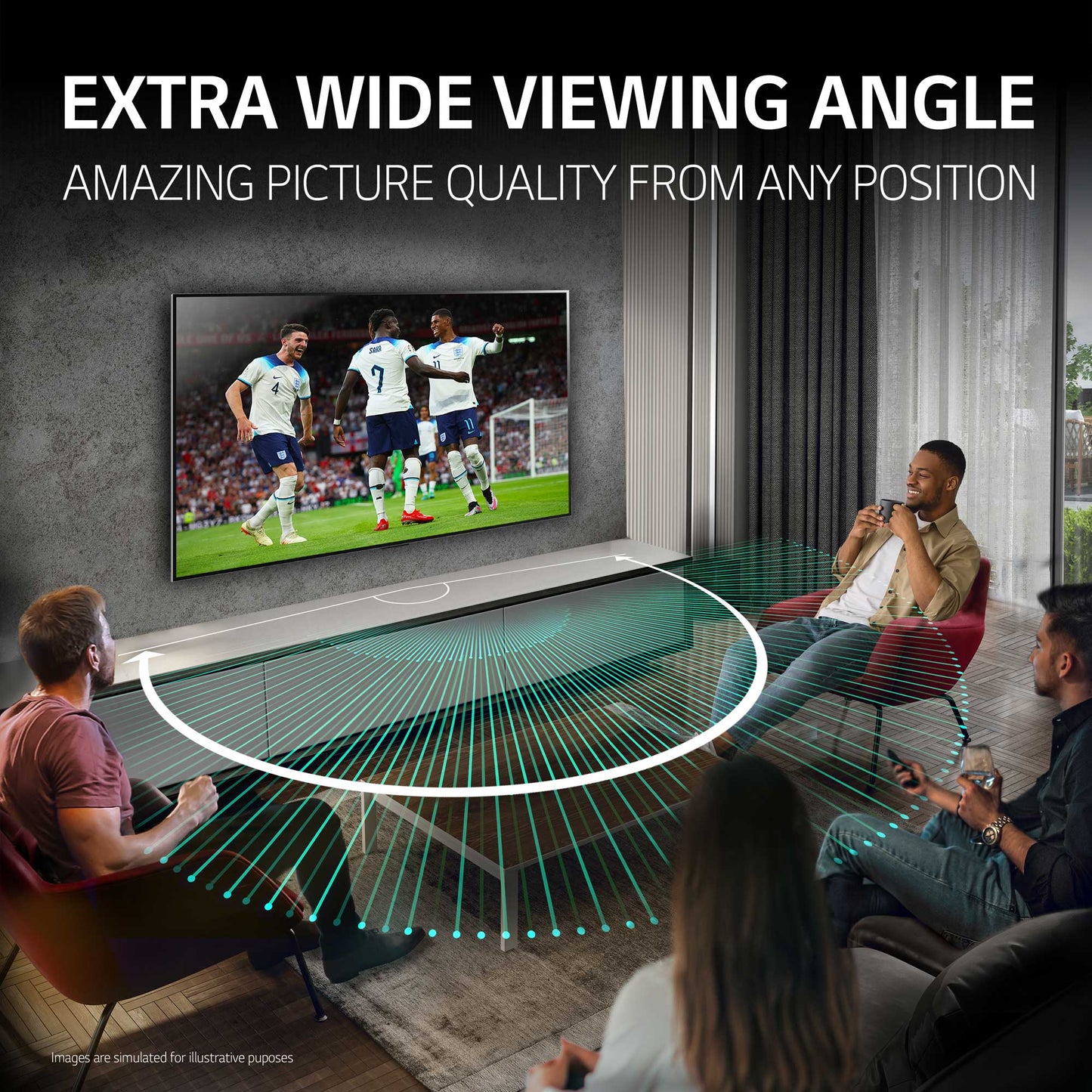 LG OLED65G45LW Extar Wide Viewing Angle