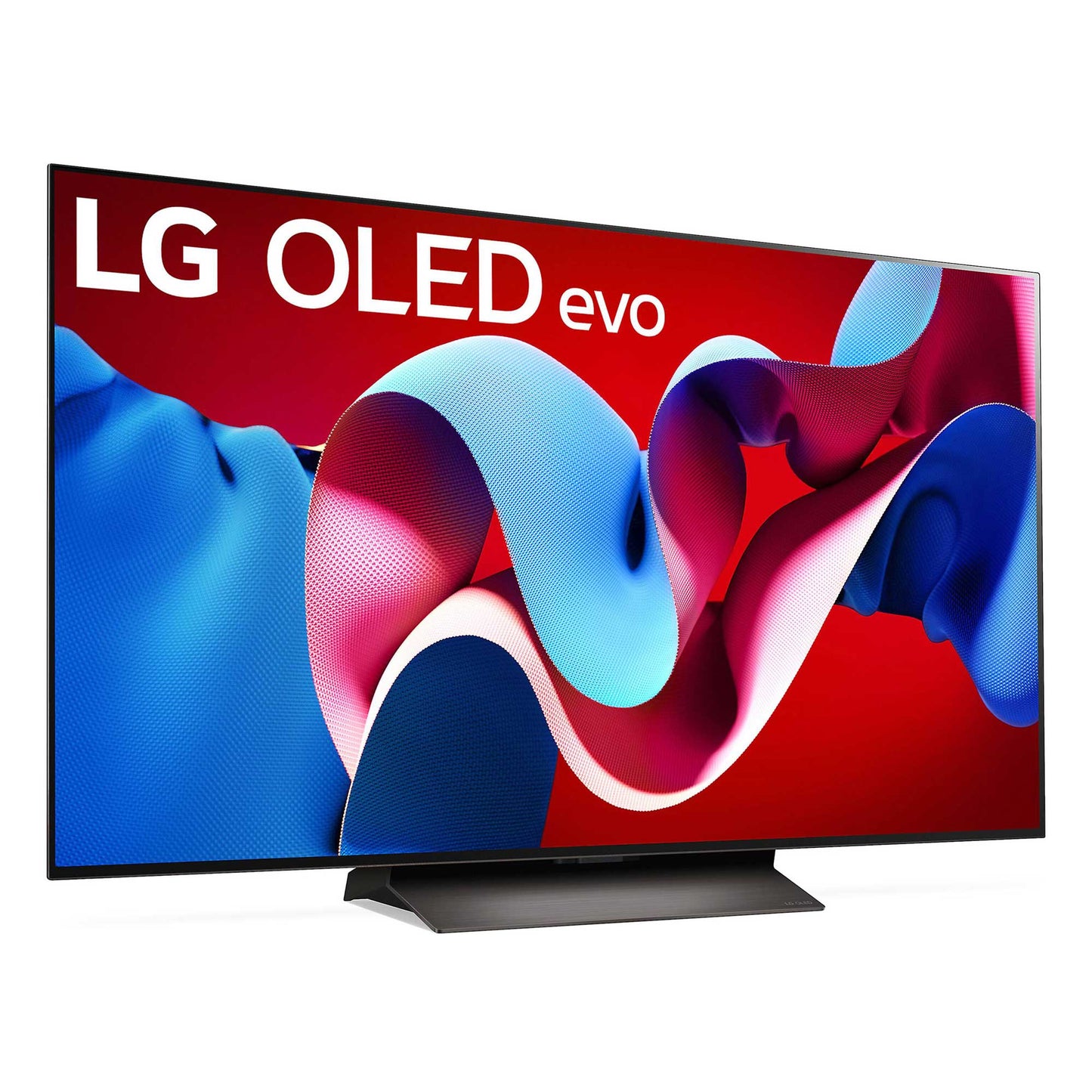 LG OLED77C46LA angled view