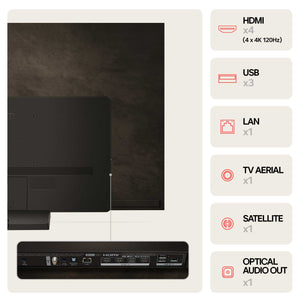 LG OLED77C46LA Inputs