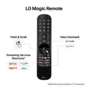 LG OLED77C46LA Magic Remote