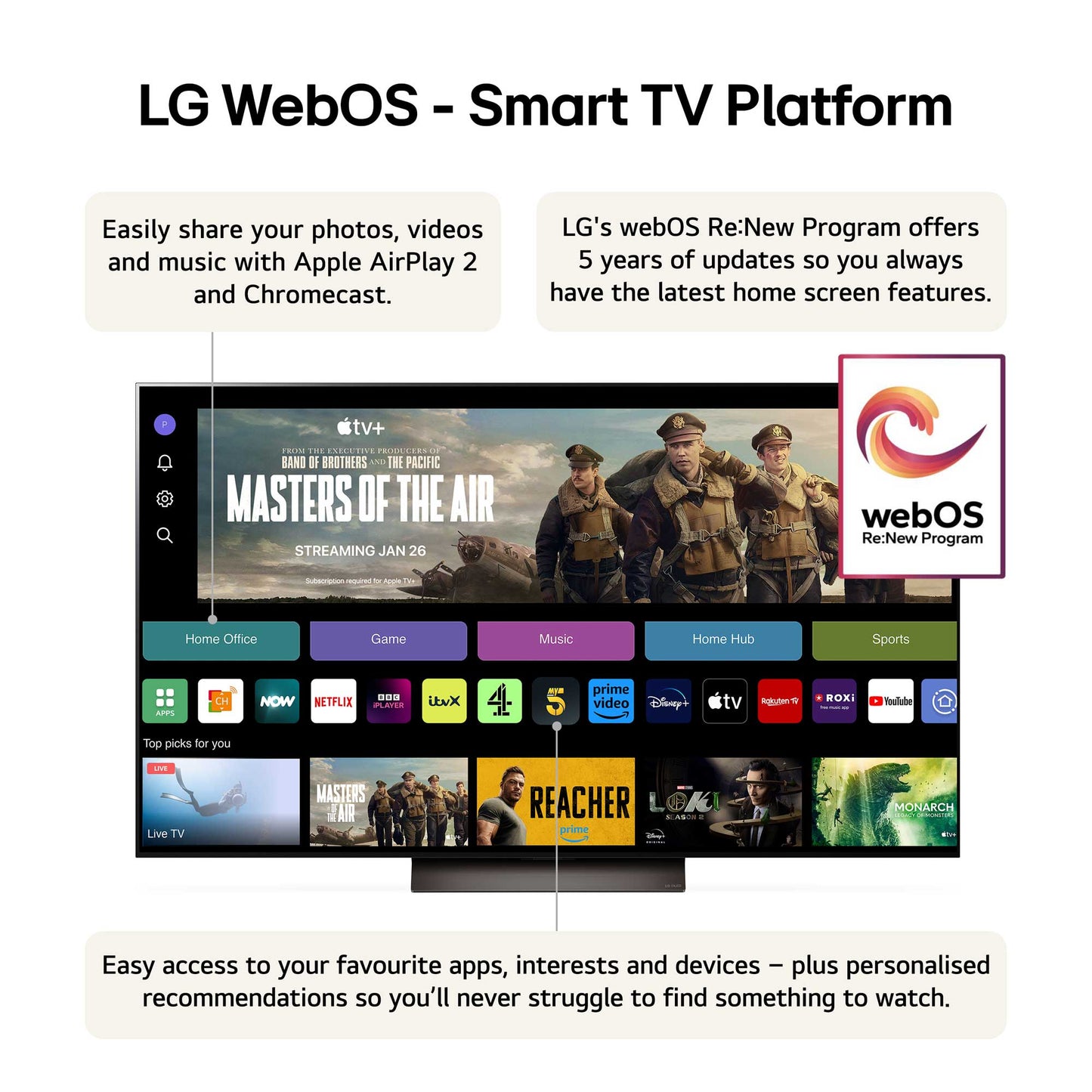 LG OLED77C46LA webOS 24