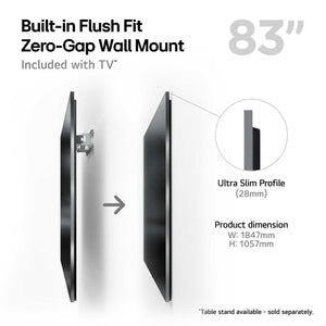 LG OLED83G45LW Zero_gap Wall Mount