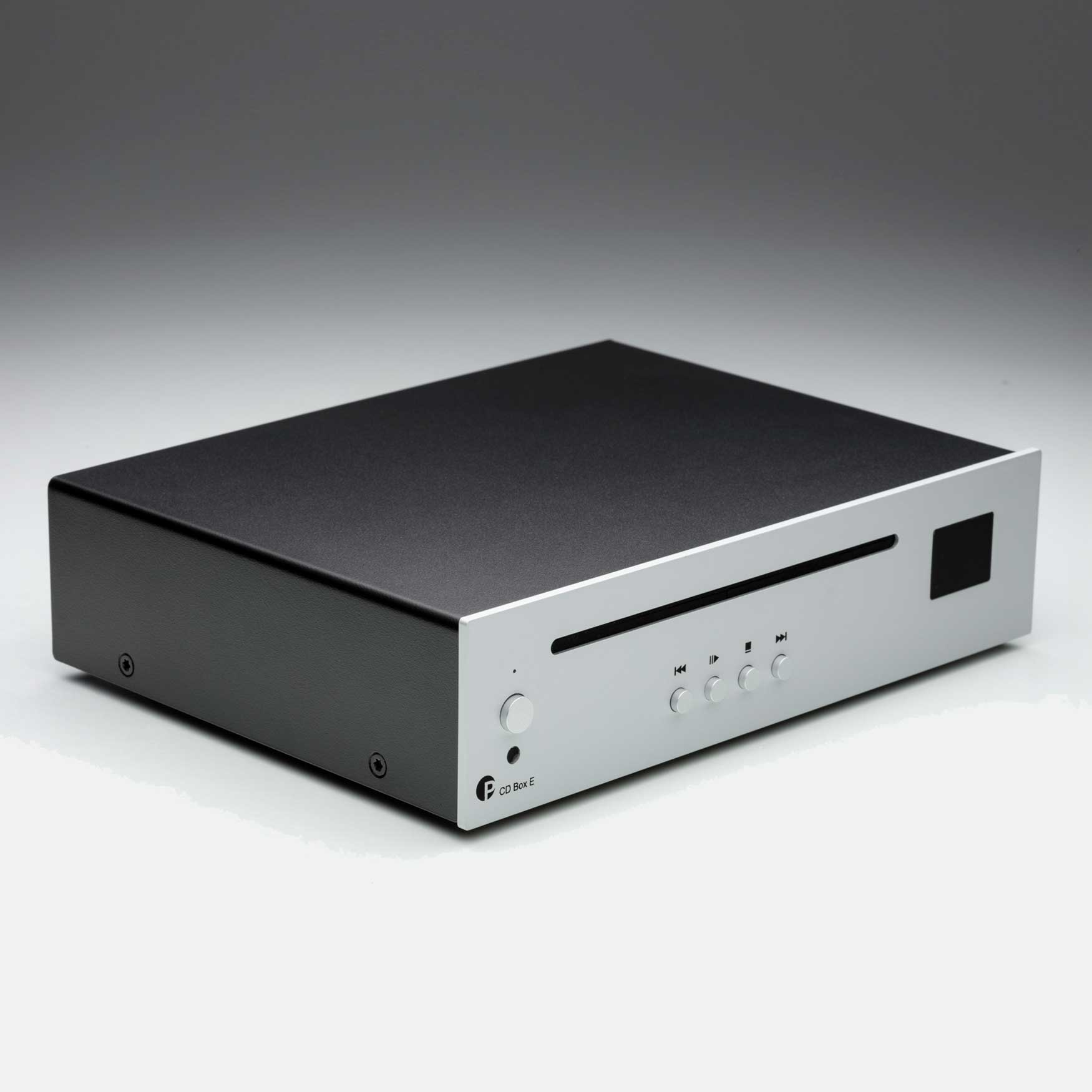 Pro-Ject CD Box E Silver Angled iew