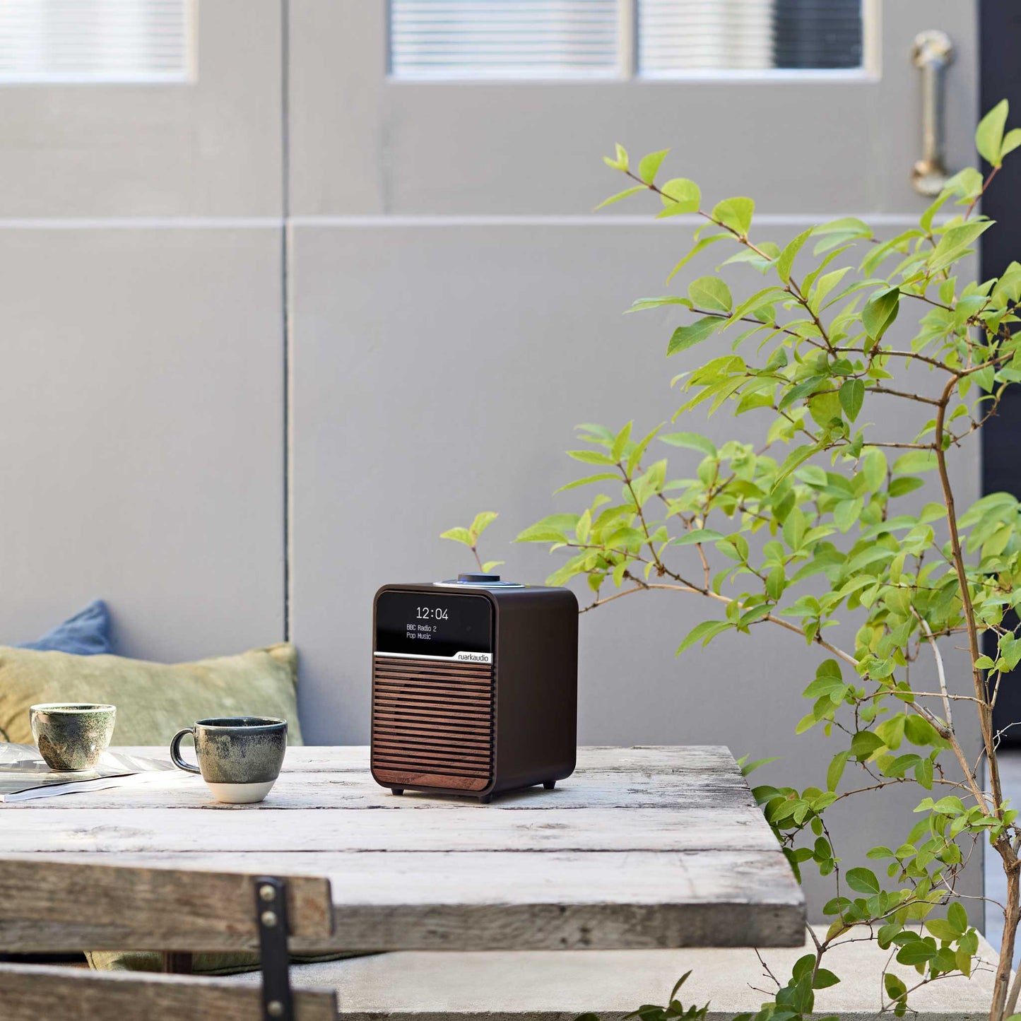 Ruark Audio R1 MK4 Espresso On Table