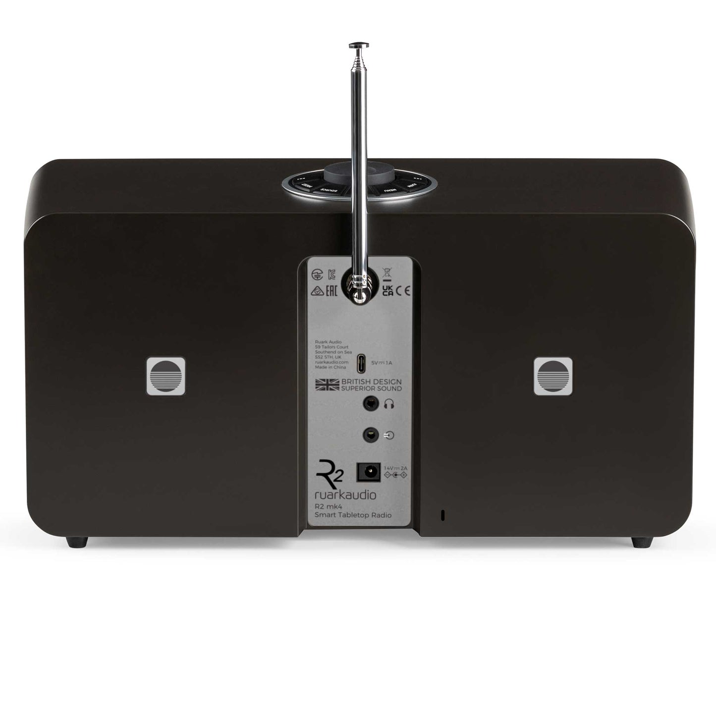 Ruark Audio R2 MK4 Espresso Rear