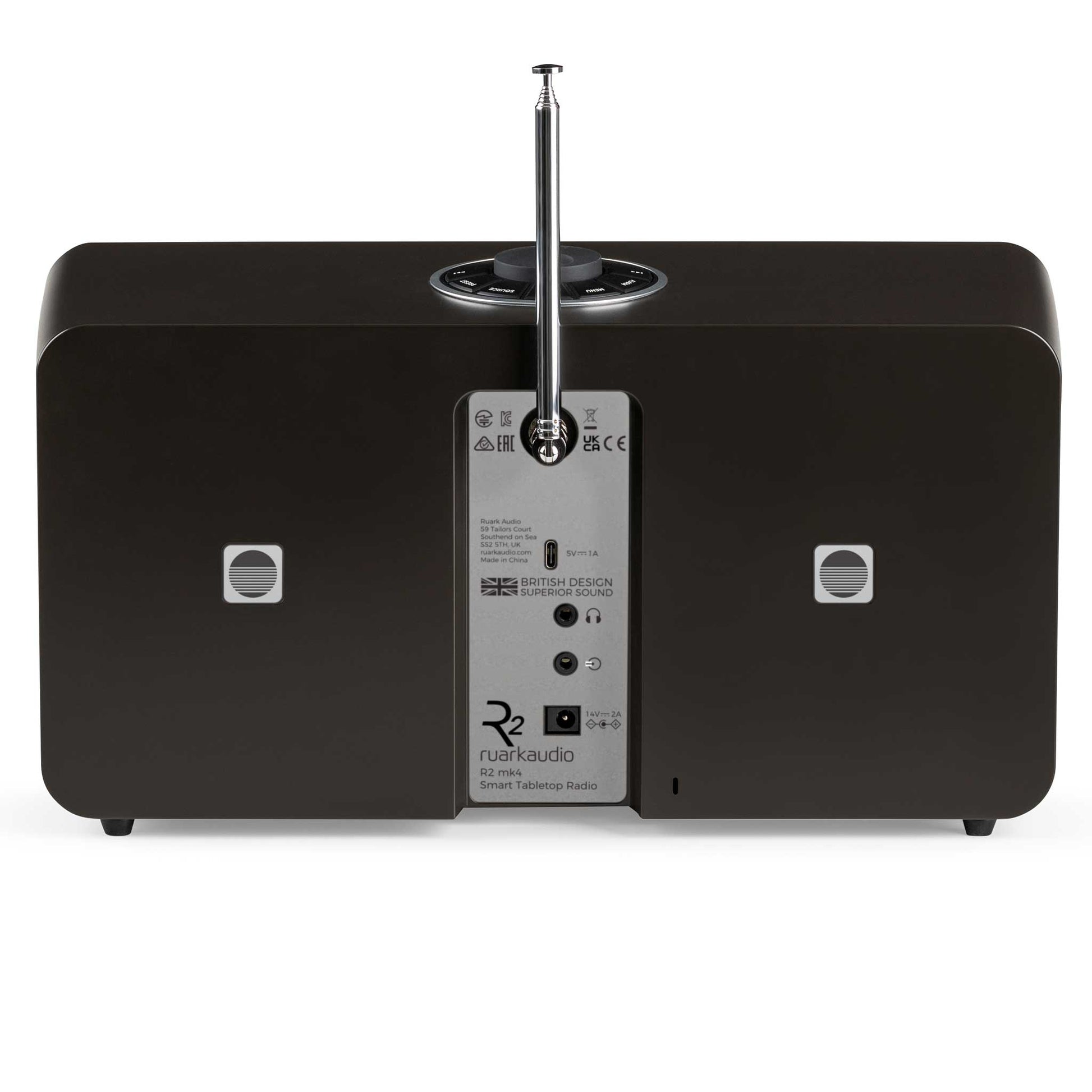 Ruark Audio R2 MK4 Espresso Rear