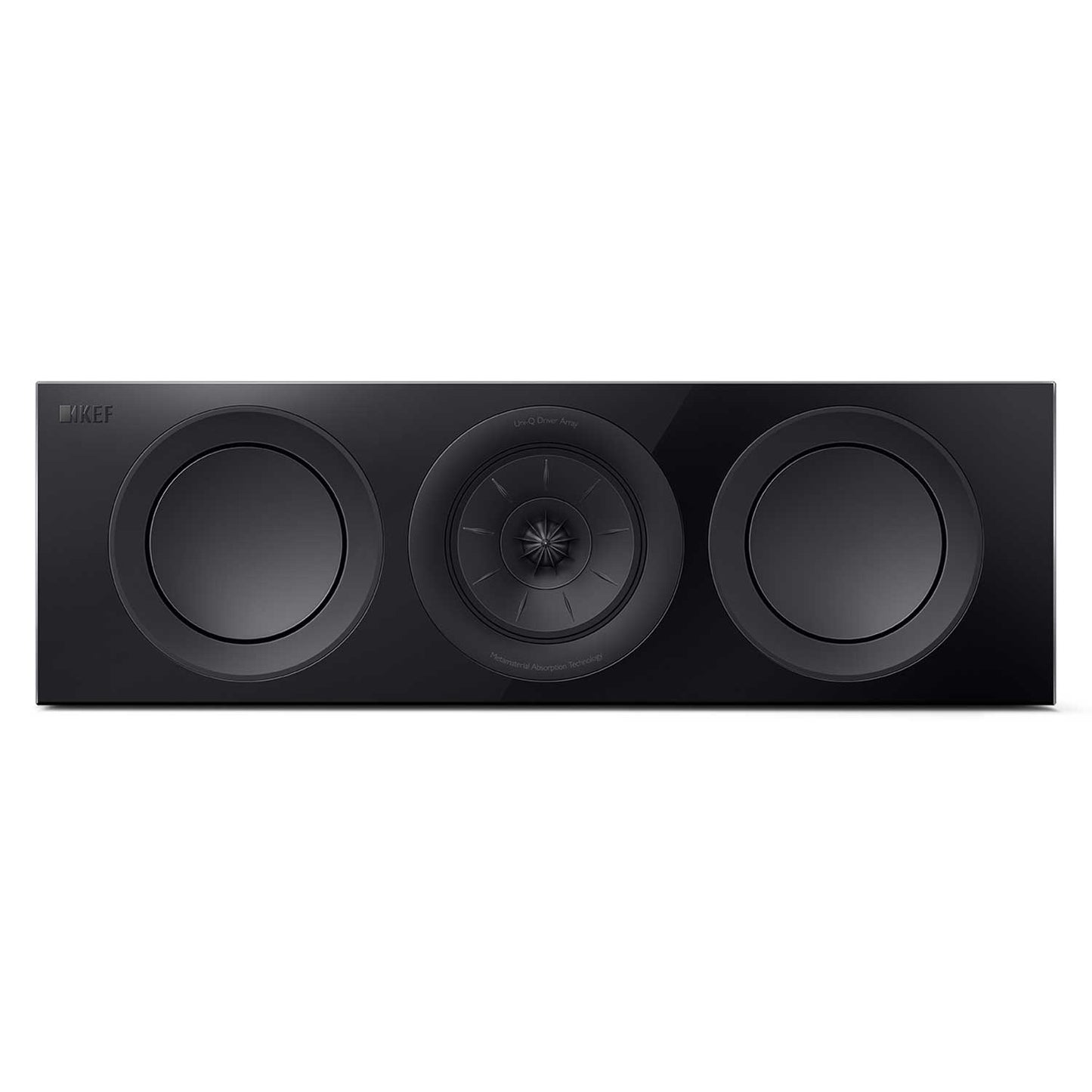 KEF R2 Meta Black Gloss Front