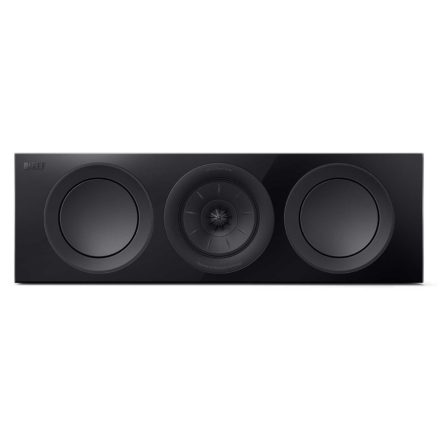 KEF R2 Meta Black Gloss Front