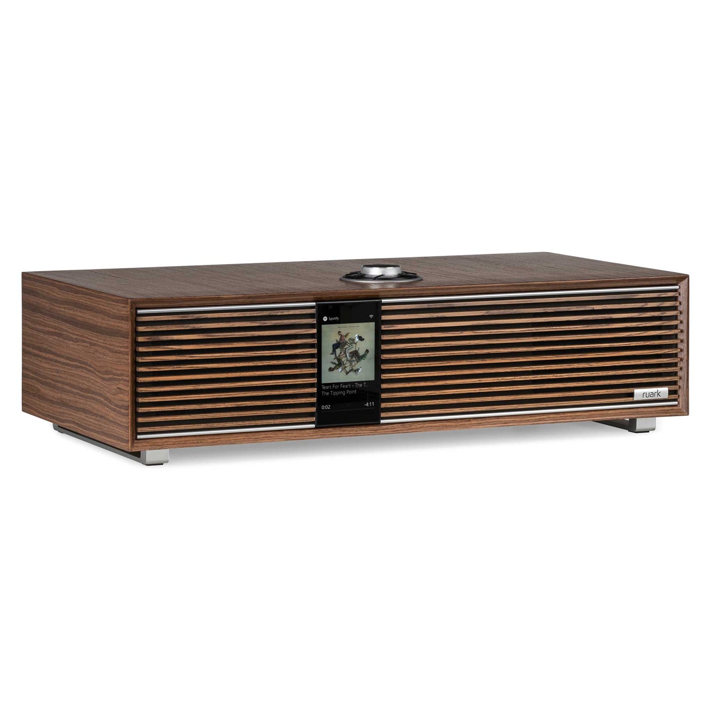 Ruark Audio R410 Fused Walnut Angle