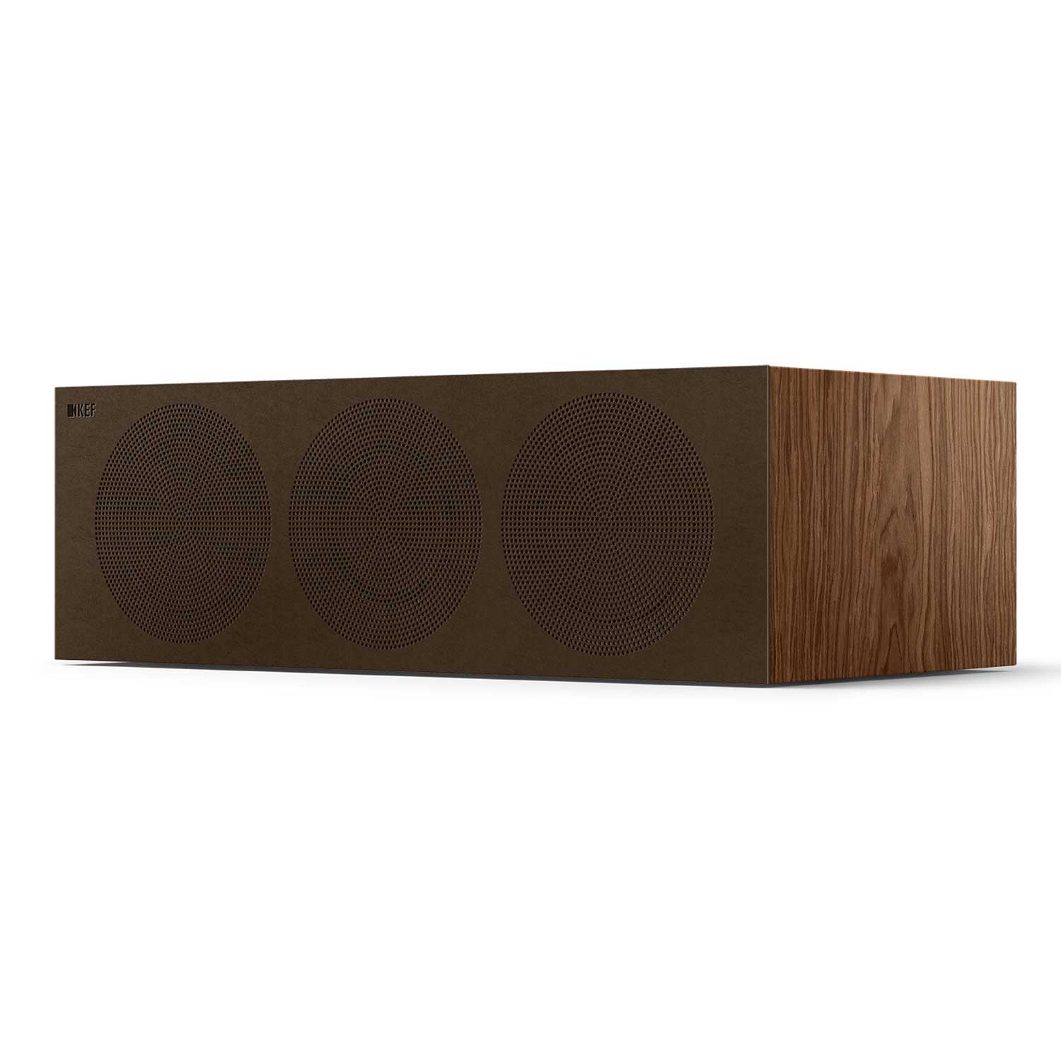 KEF R6 Meta Walnut Grille On