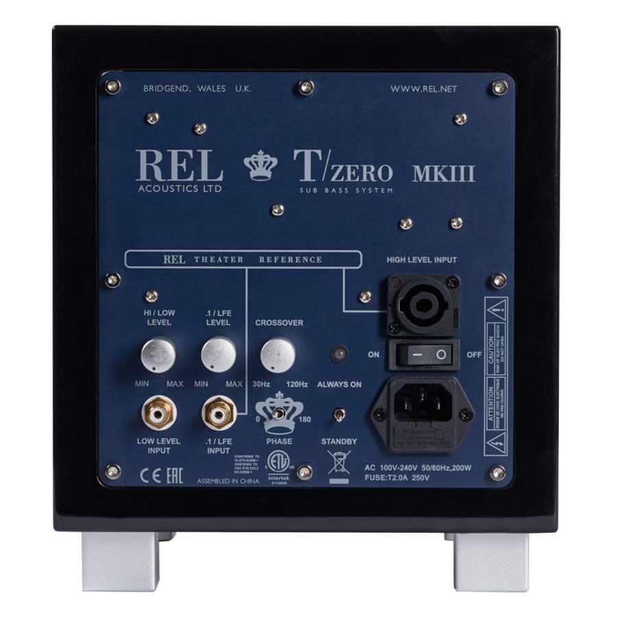 REL Acoustics T-Zero MKIII Rear