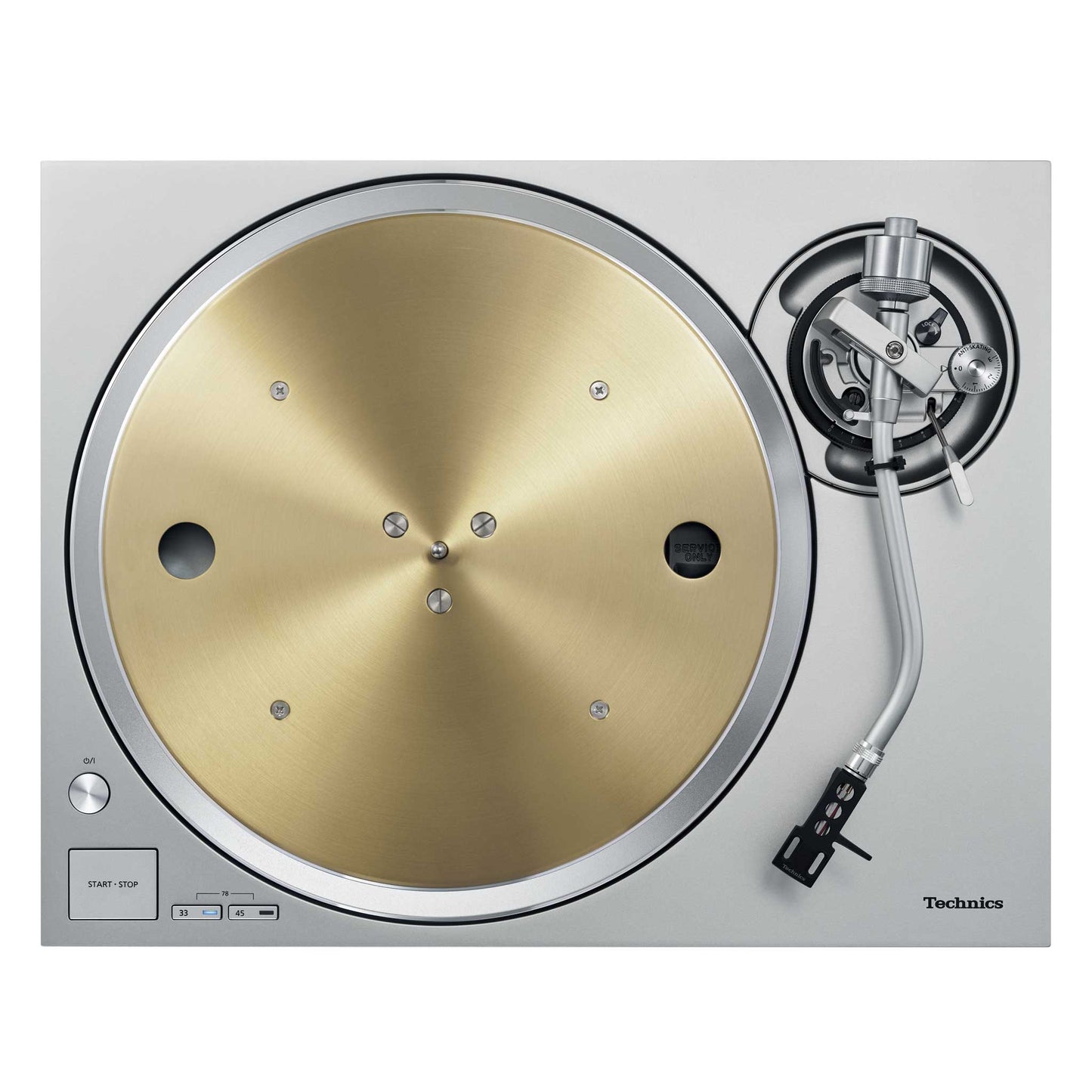 Technics SL-1300G Silver Top View