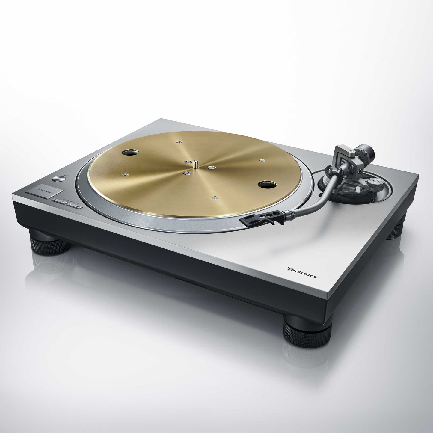 Technics SL-1300G Silver Profile View