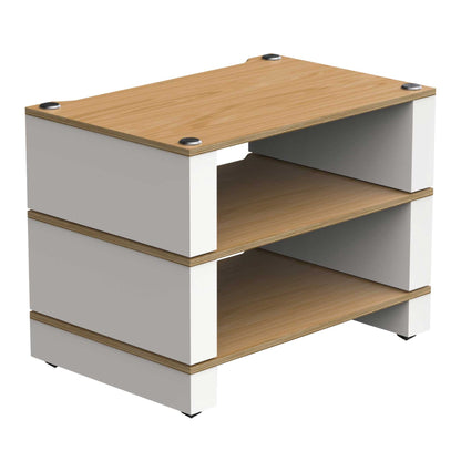 Blok Stax 2G 3-shelf Collection Natural Ash with Satin White