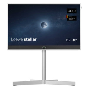 Loewe Stellar 42 DR+ with optional motorised floorstand