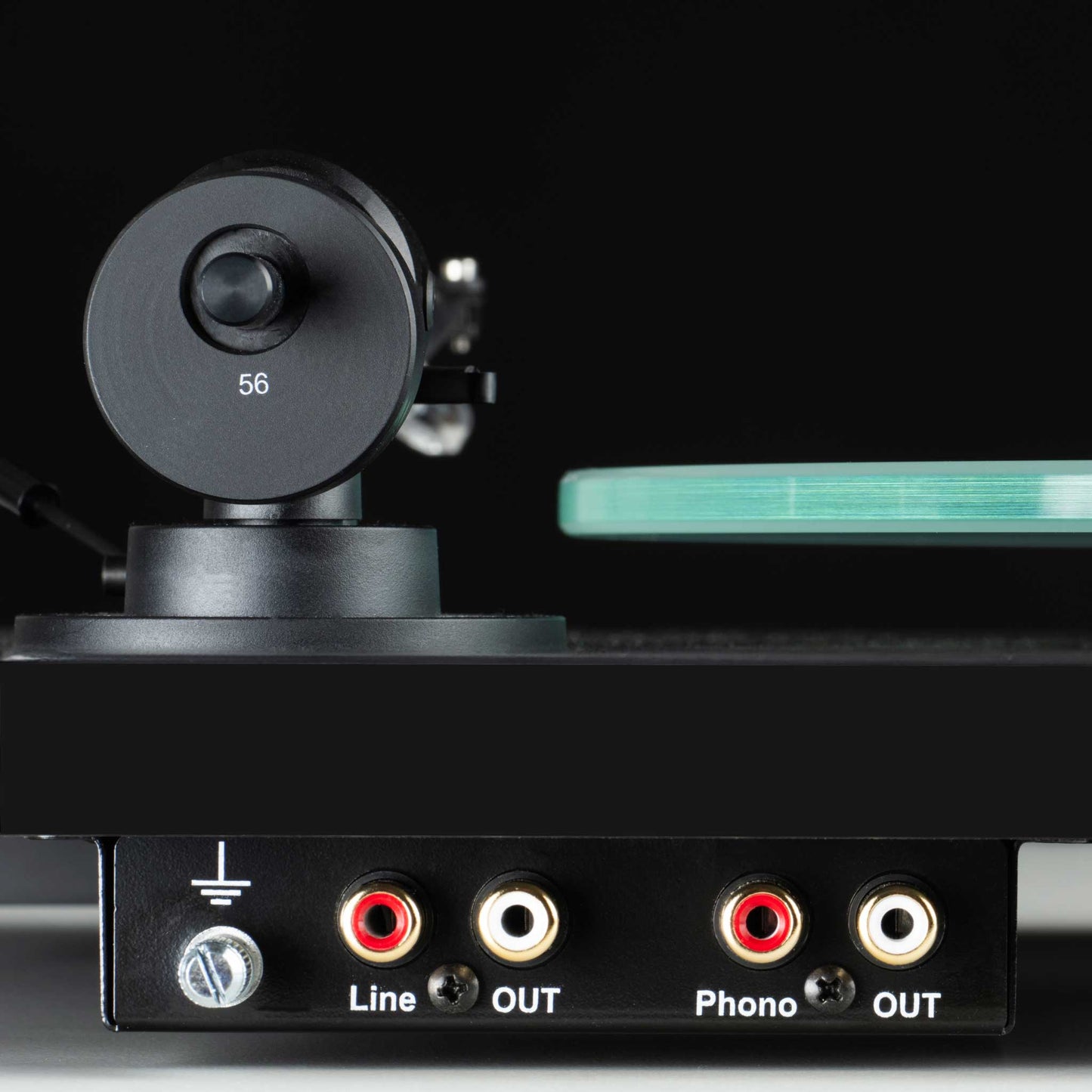 Pro-Ject T1 EVO Phono Turntable Rear Detail