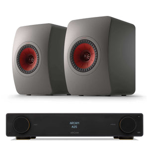 Arcam A25 with KEF LS50 Meta Titanium Grey