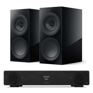 Arcam A25 with KEF R3 Meta Black Gloss