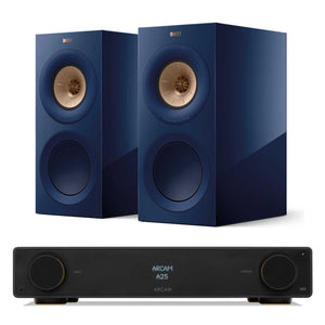 Arcam A25 with KEF R3 Meta Indigo Gloss