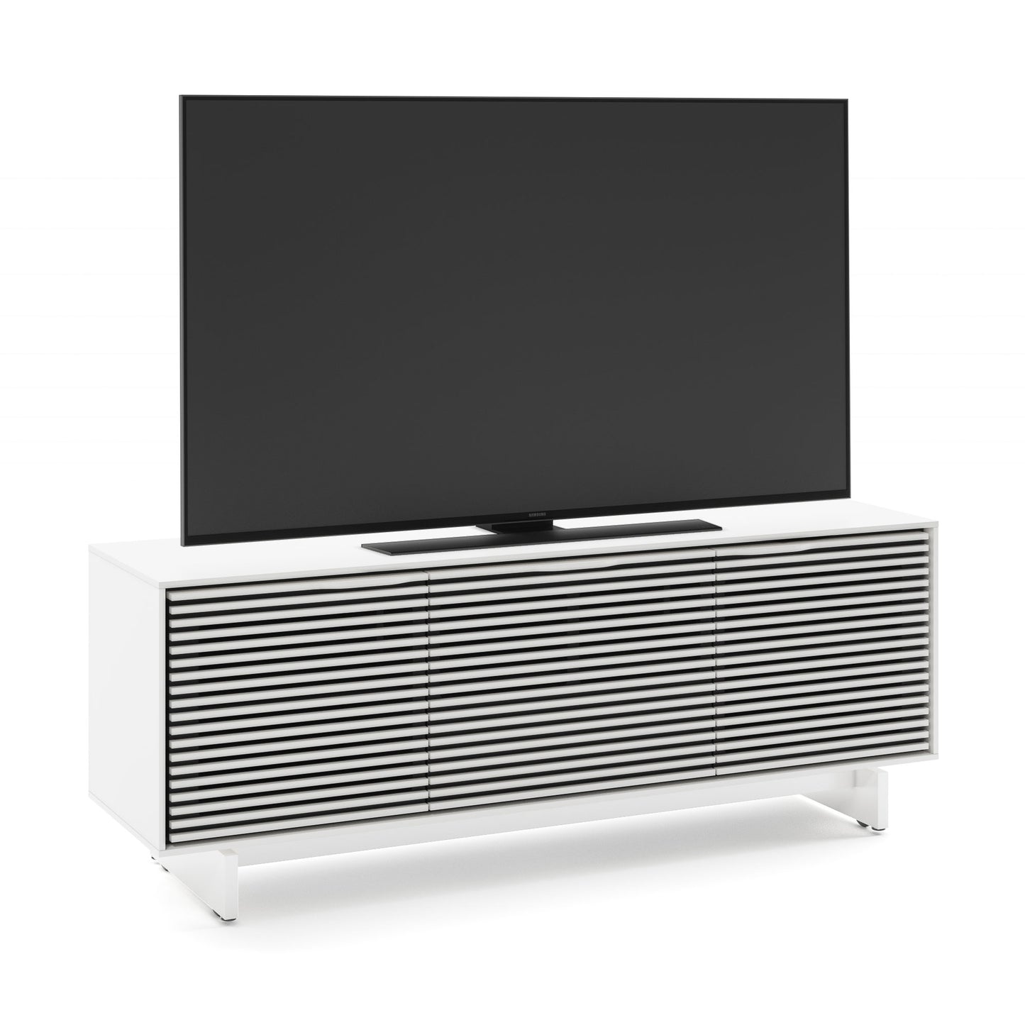 BDI Align 7477 Satin White With TV