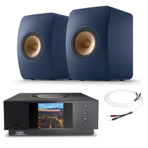 Naim Uniti Atom With KEF LS50 Meta Royal Blue