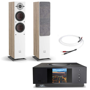 Naim Uniti Atom With Dali Oberon 5 Speakers Light Oak