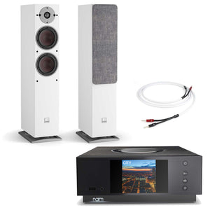 Naim Uniti Atom With Dali Oberon 5 Speakers White