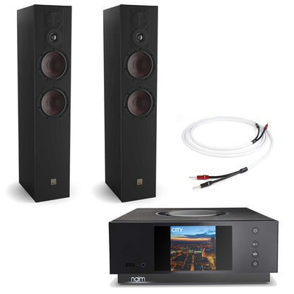 Naim Uniti Atom With Dali Opticon 6 MK2 Satin Black